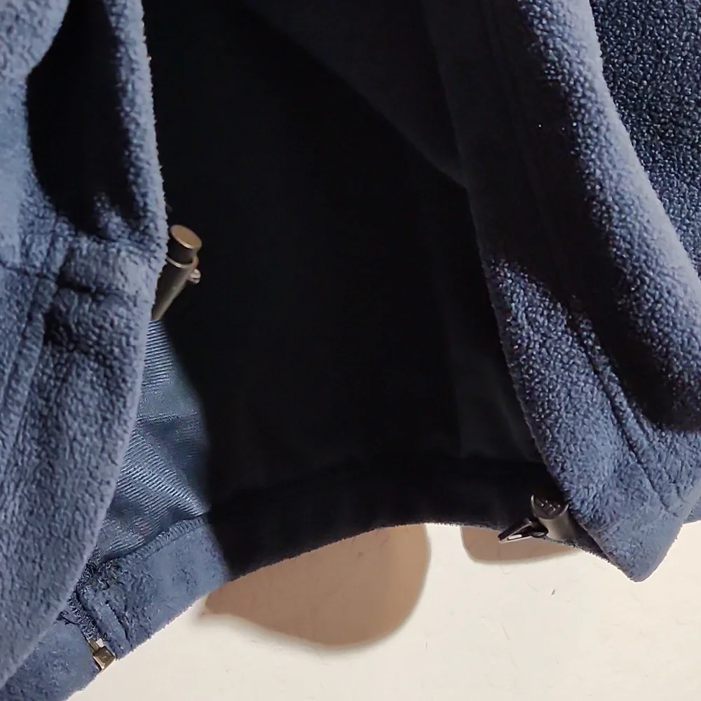 COLUMBIA Blue Full Zip Fleece Jacket with Zip Pockets 3XT